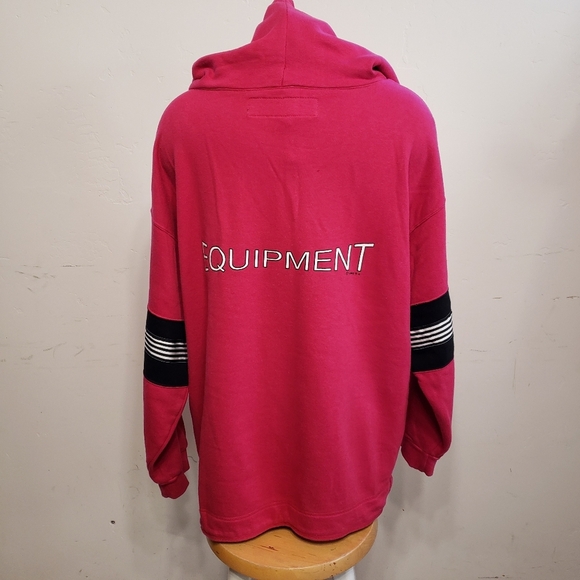 Authentic vintage 90’s B.U.M. Equipment Sweater fuchsia - Picture 5 of 11